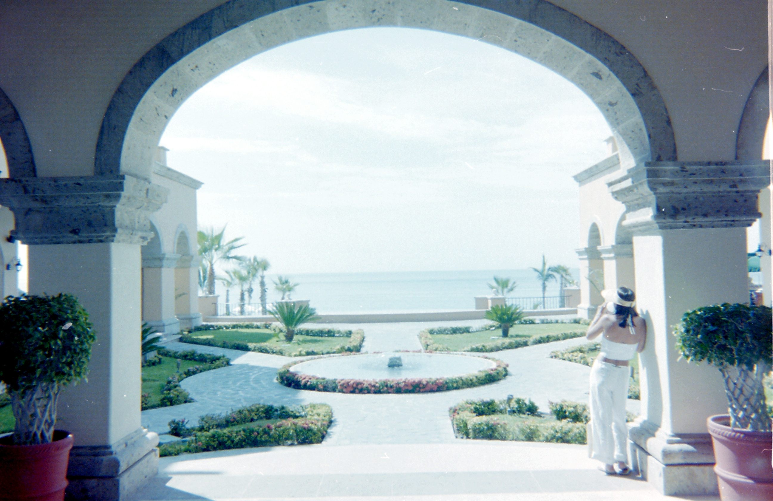 Tami overlooking the ocean in Cabo