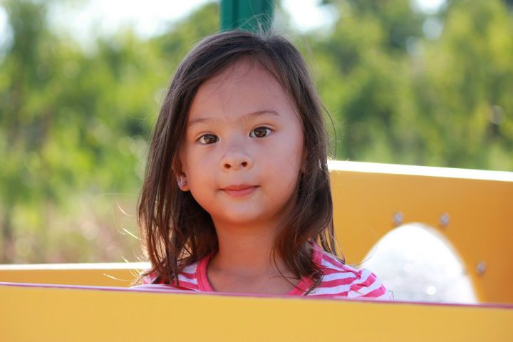 Emma at the playground