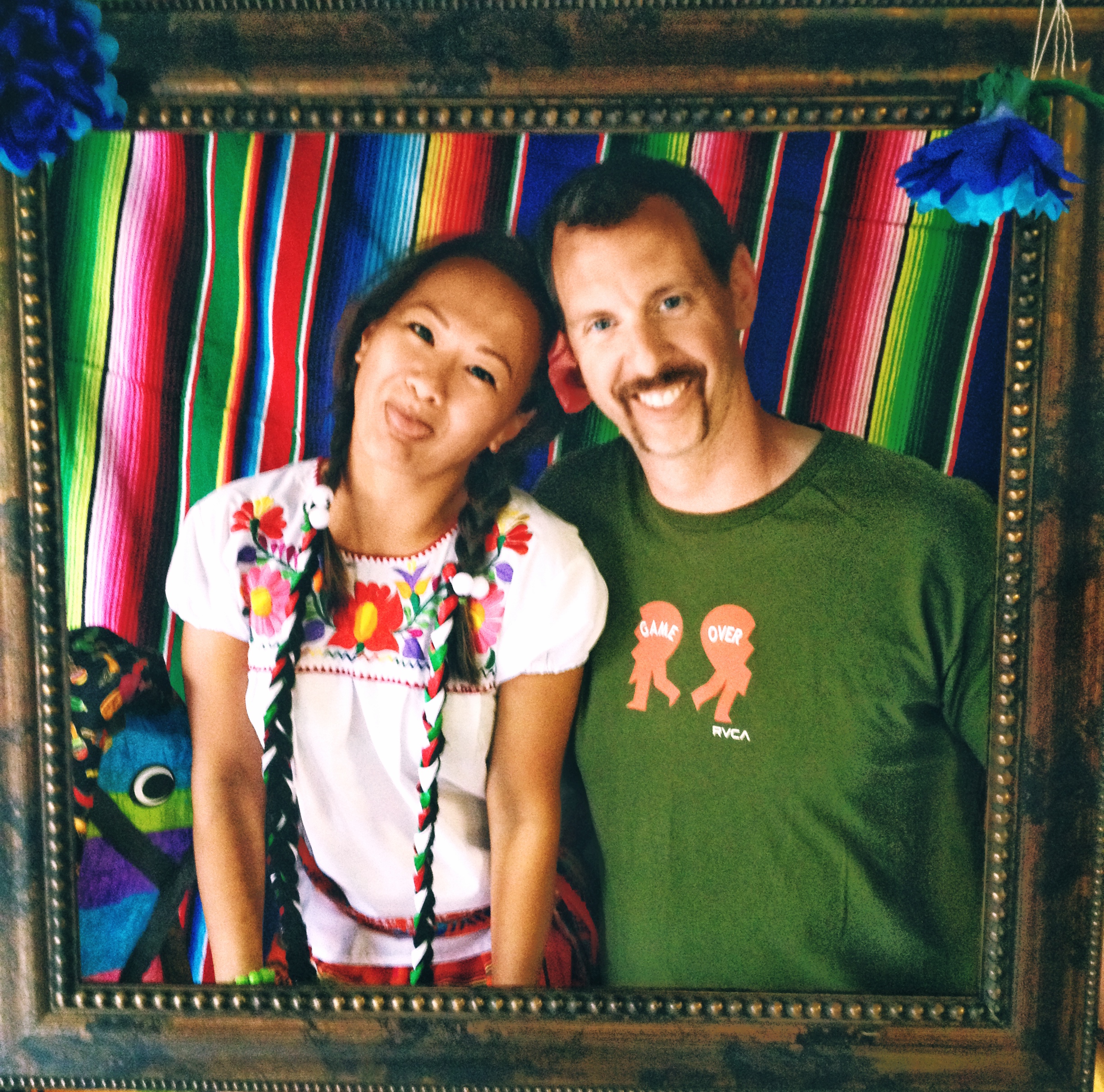 Sean and Tami in the photo booth