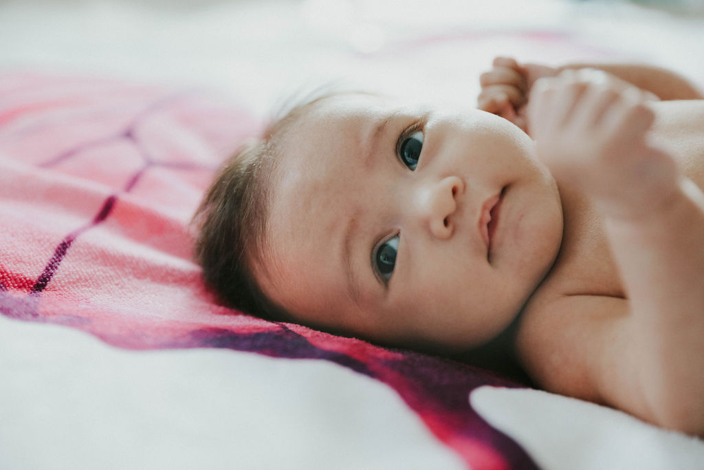 Riley as a newborn