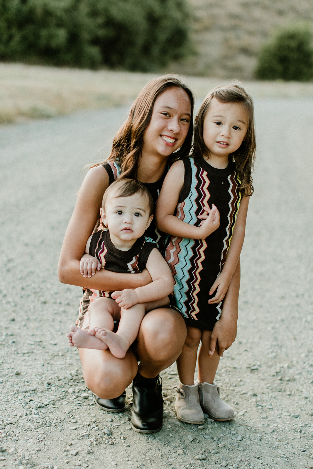 Emma, Chloe, and Riley together